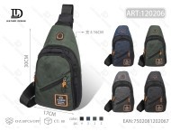 Borsa da Petto per Uomo in Tela con Chiusura a Cerniera per Uso Esterno e Viaggi in Tutte le Stagioni - Product Image 1