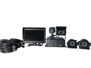 ระบบมอนิเตอร์สำหรับรถบรรทุกรถบัส4CH 4G GPS WiFi ในรถยนต์ DVR 4กล้องชุด mdvr ด้านหน้ามองด้านหลัง IP68กันน้ำมองเห็นกลางคืน - Product Image 3