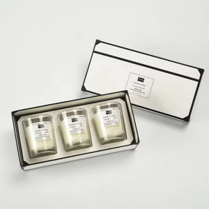 Bougie parfumée artisanale à la cire de soja, étiquette privée personnalisée, emballage en verre de luxe pour cadeaux de mariage - Product Image 3