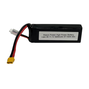 Mason điện phiên bản mới LiPo pin 3S <span class=keywords><strong>11.1V</strong></span> 5200mAh 60C <span class=keywords><strong>Lithium</strong></span> <span class=keywords><strong>Polymer</strong></span> Pin Giáo Dục Đào Tạo bay không người lái - Product Image 4