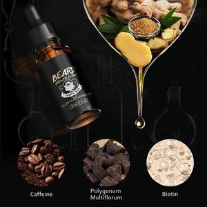 Kit de soin de <span class=keywords><strong>la</strong></span> <span class=keywords><strong>barbe</strong></span> avec huile à <span class=keywords><strong>barbe</strong></span> naturelle personnalisée, huile de croissance et de soin biologique hydratante - Product Image 3