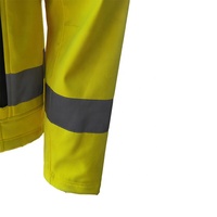 Venta caliente chaqueta Softshell de manga larga con tela de forro polar micro transpirable en EE. UU. Y Europa tela reflectante incluida
