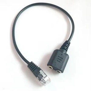 <span class=keywords><strong>Adaptador</strong></span> Doble Hembra, Cable de Audio, Accesorios para Auriculares Estéreo, <span class=keywords><strong>Adaptador</strong></span> de Auriculares <span class=keywords><strong>RJ11</strong></span> <span class=keywords><strong>a</strong></span> 3.5mm, Cable de Micrófono - Product Image 3