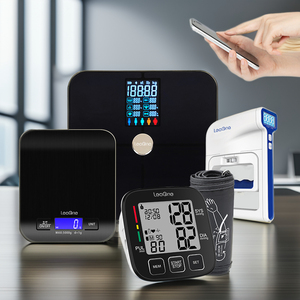 Leaone Dernières 5-en-1 Intelligent Sports 180kg Bluetooth <span class=keywords><strong>Balance</strong></span> de graisse corporelle <span class=keywords><strong>Balance</strong></span> de salle de bain électronique numérique - Product Image 2