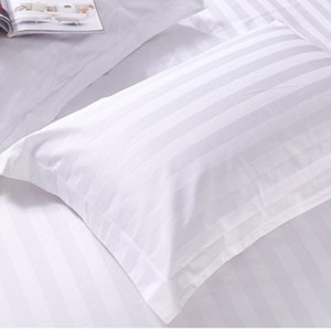 Bán Buôn Sang Trọng 300 Chủ Đề Đếm 100% Cotton Sateen Sọc Khăn Trải Giường Đặt Cho Khách Sạn Khăn Trải Giường - Product Image 3