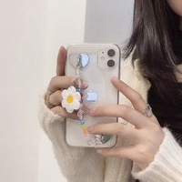 Broche de Corazón Metálico Colorido, Accesorios de Joyería DIY, Gancho para Colgar Celulares, Adhesivo Metálico para Agarre de Dedo, Colgante DIY