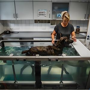 Caminadora de Fisioterapia Subacuática para Perros Pastor Alemán, Rehabilitación Veterinaria Postoperatoria, Caminadora para Perros de 100 a 200 kg - Product Image 2