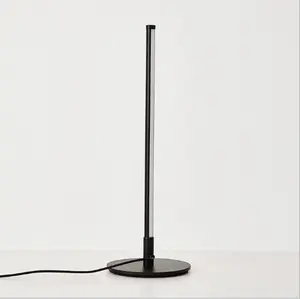 Zhongjian atacado simples alumínio lâmpada de cabeceira led minimalista lâmpada vertical lâmpada de mesa