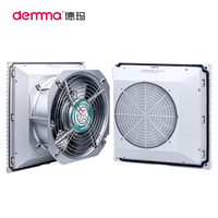 Ventilateur de ventilation pour armoire FK6625 avec filtre, 230V, IP54, 265m³/h, roulement à billes, pales en plastique