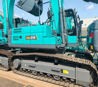 Excavatrice sur chenilles SWE210F, poids total 21,5 tonnes, capacité de la benne 1 mètre cube, pour travaux de terrassement lourds