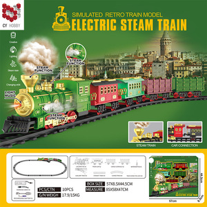 Ferrovia per bambini con guida a vapore classica per auto giocattolo (con 3 Spray) per regalo per bambini - Product Image 4