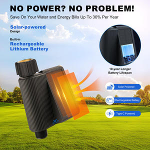 2025 Tuya temporizador de jardín con energía Solar controlador de riego controlado por WIFI para rociador de sistema de agua de jardín - Product Image 3