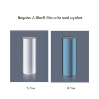 Film de transfert UV DTF A Film B Film de transfert thermique PET transparent pour tasse