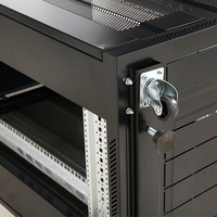 Armoire de réseau ouverte en acier personnalisée, rack de serveur de centre de données, gestion de serveur, 19 pouces, 12U, 14U, efficace en stock