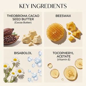 Baume hydratant corporel au beurre de cacao naturel, marque privée, enrichi en vitamine E, hydratation intense, <span class=keywords><strong>soin</strong></span> nourrissant et apaisant pour la peau, usage quotidien - Product Image 2