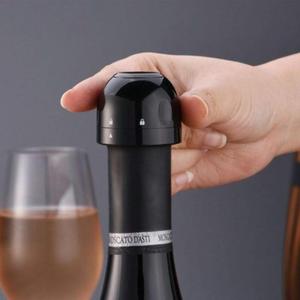 1 bouchon de vin réutilisable sous vide, anti-fuite, pour conserver la fraîcheur du vin, bouchon de bouteille de champagne, ensemble de bouchons, outil de bar - Product Image 2