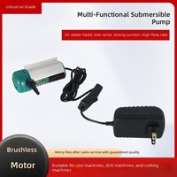 Petite pompe à eau submersible centrifuge en alliage d'aluminium 220V pour machine à rainurer et perceuse à eau - Utilisation domestique universelle