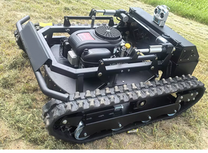 New Design 4-Stroke Automatic <b>Remote</b> <b>Controlled</b> Cordless Petrol Powered Lawn <b>Mower</b> Off Road 608-80A High Torque Provides Po - Product Image 3