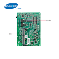N100 2.5G 2 Lan DDR4 TPM 7USB 6 COM SATA MSATA M.2 148X102mm kompakt gömülü SBC endüstriyel tek kart bilgisayar