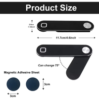 Support Téléphone Magnétique Portable pour Ordinateur Portable, Extension Double Écran, Accessoires pour Ordinateur Portable