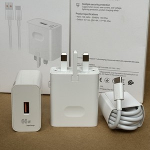 <span class=keywords><strong>Chargeur</strong></span> mobile d'origine Super Fast Gan 6A Cable Type C Adapter EU UK 3pin 66W Wall Charger Plug pour <span class=keywords><strong>Huawei</strong></span> <span class=keywords><strong>Honor</strong></span> Mate 40 P40 - Product Image 5