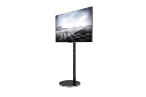 Support <span class=keywords><strong>TV</strong></span> moderne et élégant pour salon, support <span class=keywords><strong>TV</strong></span> au sol pour studio avec lampe et roulettes sur la base pour LG - Product Image 6