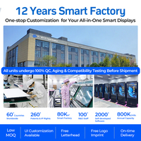 Señalización Digital con Pantalla Táctil de 43, 49, 50, 55 y 65 Pulgadas, 4K, Android, Delgada, Ultrafina, Vertical, para Publicidad en Comercios Minoristas