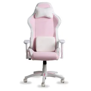 Ca Oem Racing Silla Gamer Chair Professional Pc Computer Modern Ergonomic Swivel Easy Custom White Pink Gaming Chair for Girls