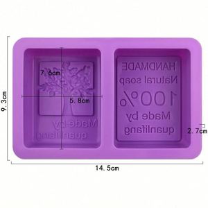 Moule à gâteau en silicone réutilisable, sans BPA, éco-responsable, en forme d'arbre à 2 cavités et 100 % fabriqué, pour la fabrication de savons et bougies, OEM/ODM - Product Image 2