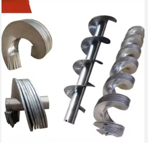 Vis sans fin à arbre creux pour transfert de chaleur - Lame de vis sans fin pour convoyeur de refroidissement et de chauffage - Product Image 4