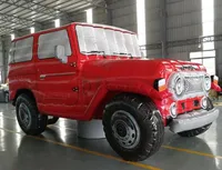 Prix d'usine Modèle de Jeep gonflable en PVC de qualité personnalisée pour la publicité