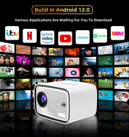 Mini projecteur pas cher Everycom H5 Pro Nouveautés Full HD Mise au point électronique Android 12 Projecteur vidéo domestique 4K Projetor