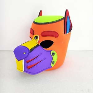 Fournisseur de masques et cagoules <span class=keywords><strong>K9</strong></span> en néoprène pour fétichisme canin, avec personnalisation sur mesure, incluant cagoules en éponge et cagoules pour chiot - Product Image 3
