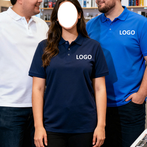 <span class=keywords><strong>Polo</strong></span> Personalizzata 150gsm <span class=keywords><strong>Taglie</strong></span> Europee e Americane Plus-Size in Poliestere Maniche Corte Stampa Logo Personalizzabile Unisex - Product Image 1
