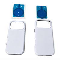 Nouvelle coque de téléphone magnétique 2 en 1 avec revêtement par sublimation, finition brillante et mate, haute qualité PC+TPU, anti-chute, coque robuste magnétique 2 en 1