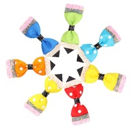4 pouces pour la rentrée des classes Pince à cheveux en coton faite à la main pour les adolescentes Accessoires pour cheveux