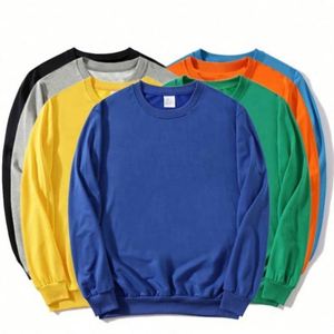 Custom Cotton Polyester Over Size Men Sweatshirts Pullover Sweaters Thin Crew Neck Men's Long <b>Sleeve</b> Sweatshirt - Product Image 6