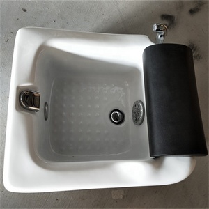 Ensemble de chaises de pédicure Siman, évier avec bassin de plomberie et pieds de repos pour filles, double prêt à être expédié - Product Image 6