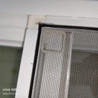 Moustiquaire de fenêtre suspendue FRPU 4SG 5 niveaux en EPDM, coupe-vent, imperméable et résistante au feu pour maison et bureau