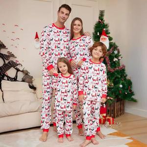 Pijamas de Natal com Estampa Completa de Renas, Conjunto de Pijamas Respirável e Macio para Adultos, 2 Peças para Mulheres - Product Image 2