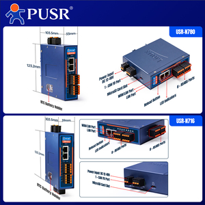 ตัวแปลงอีเธอร์เน็ตแบบแยกส่วน PUSR 8/16 RS485 CANFD คู่ RJ45 ใช้ชิป RK3506J ระบบปฏิบัติการ <span class=keywords><strong>Linux</strong></span> สำหรับอุตสาหกรรม รองรับ MQTT <span class=keywords><strong>OPC</strong></span> <span class=keywords><strong>UA</strong></span> รุ่น USR-N780 - Product Image 6