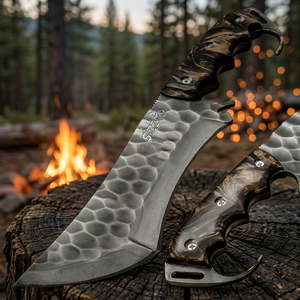 Cuchillo de Supervivencia Táctico de Acero Aleado 12C27 Hecho a Mano, de Grado Industrial, con Mango de Resina, para Caza y Bushcraft, OEM ODM - Product Image 1