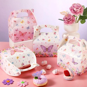 Butterfly <b>Party</b> Gift <b>Box</b> Pink and Purple Butterfly Gift <b>Box</b>, customizable according to needs - Product Image 3