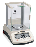 Balance analytique de laboratoire certifiée CE 0,001g HUAZHI 210g avec calibrage externe, capteur Super EMFC, affichage LCD VATN