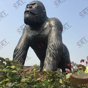 Chimpancé Animatronic de alta calidad de animales artificiales hechos a mano de tamaño real para Parque de Atracciones zoológico Museo de la naturaleza - Product Image 5