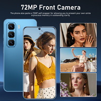 Téléphone mobile Android HOT60 Pro en bleu ombre, processeur Snapdragon 8 Gen4, LTE, écran AMOLED 144 Hz, charge rapide 120 W pour le jeu