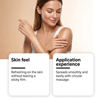 Huile de massage douce aux polypeptides, rafraîchissante, non collante, pour un soin quotidien