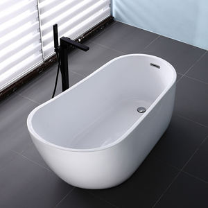 Baignoires autoportantes en acrylique blanc pur de qualité supérieure au meilleur prix de l'usine CUPC / bains à remous 1,5 m 1,7 m Hôtels modernes - Product Image 6