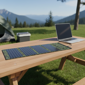 Vente d'usine : Panneau solaire monocristallin pliable portable 40W 12V haute efficacité pour extérieur, chargeur de téléphone portable, 20% d'efficacité - Product Image 1