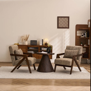 Sillón <span class=keywords><strong>Reclinable</strong></span> de Madera Sólida Estilo Nórdico Moderno 2025, Sillón de Alta Calidad para Sala de Estar y Dormitorio a Precio Accesible - Product Image 4